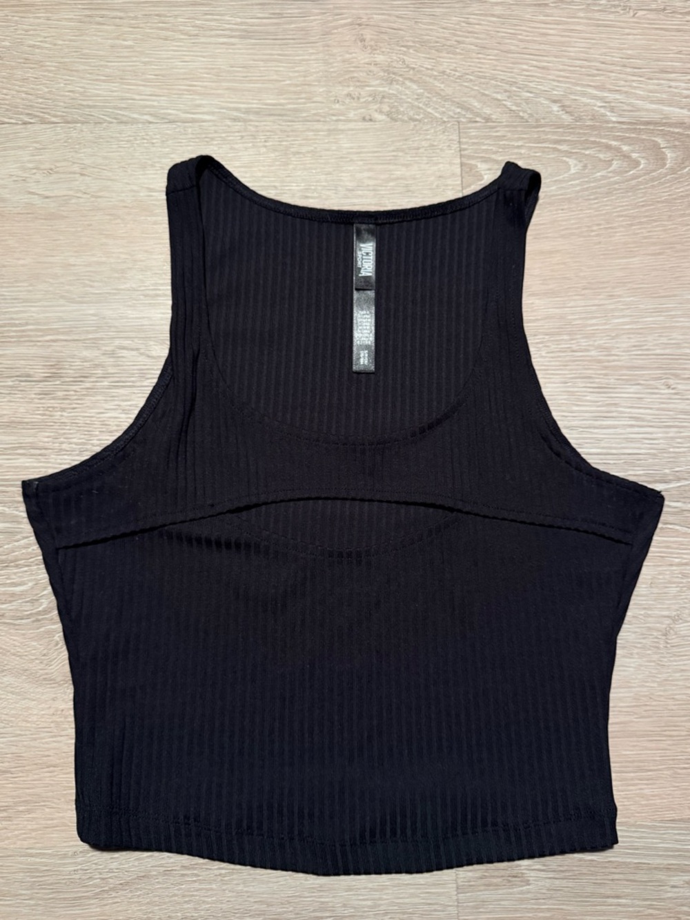 NWOT Victoria Sport Ribbed Crop Top